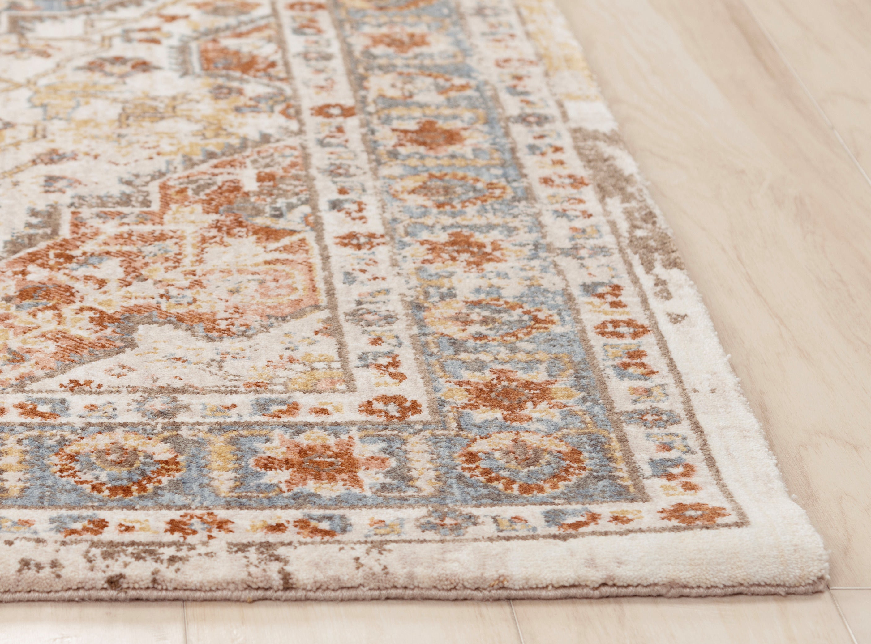 Rug Depot Home Area Rugs Jasper Area Rugs JAS737 Ivory in 7 Sizes Hand Washed and Hand Finished