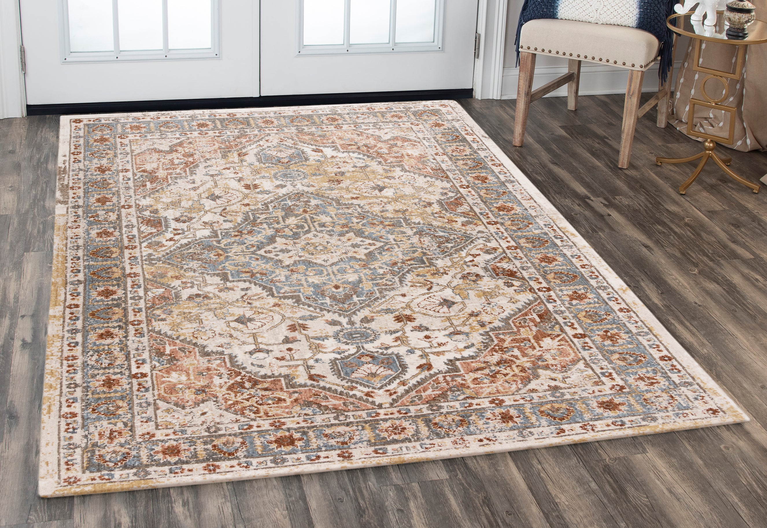 Rug Depot Home Area Rugs Jasper Area Rugs JAS737 Ivory in 7 Sizes Hand Washed and Hand Finished