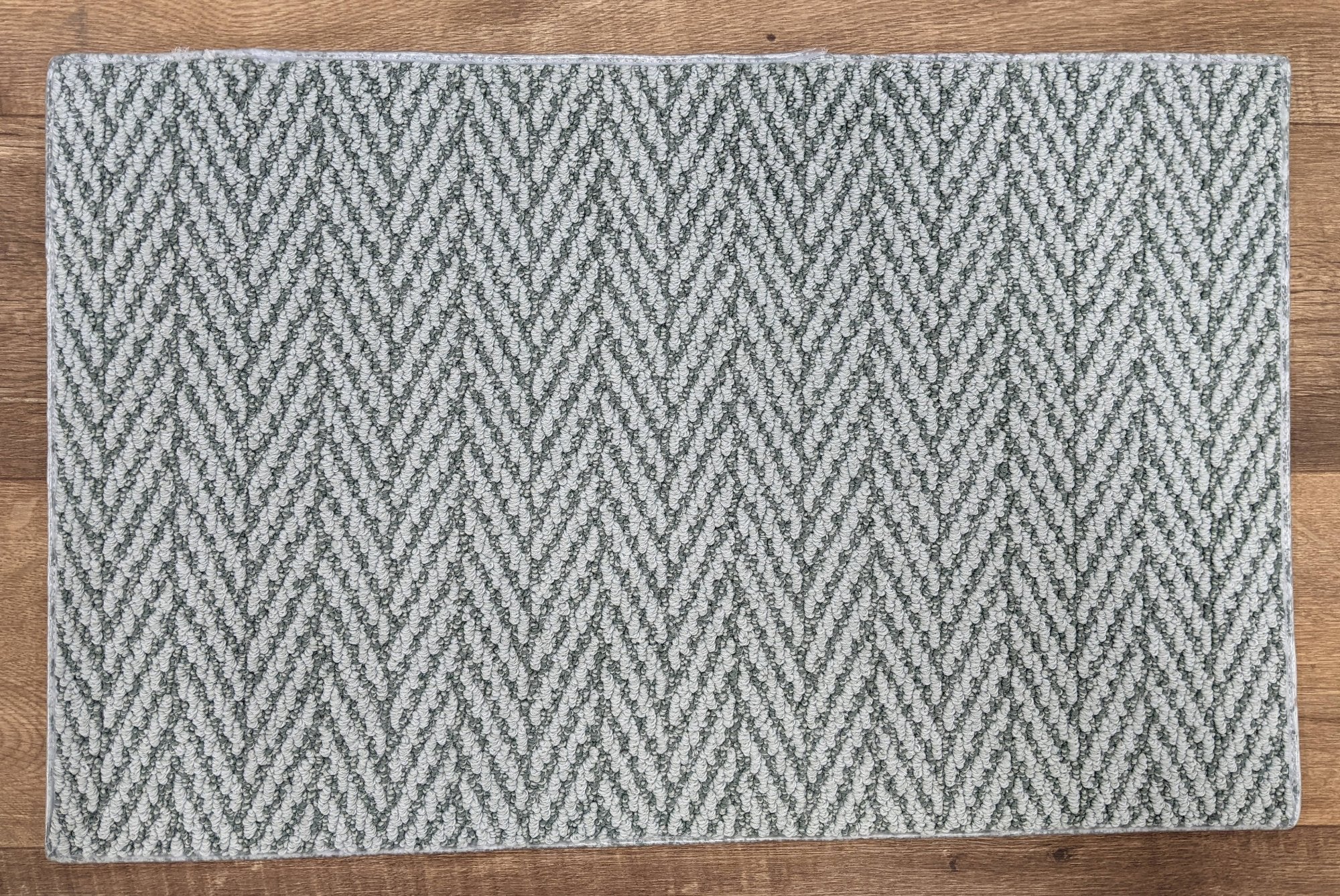 Rug Depot Home Carpet Always Natural Herringbone Blue Fern ZZ289-348  Area Rugs and Stair Runners