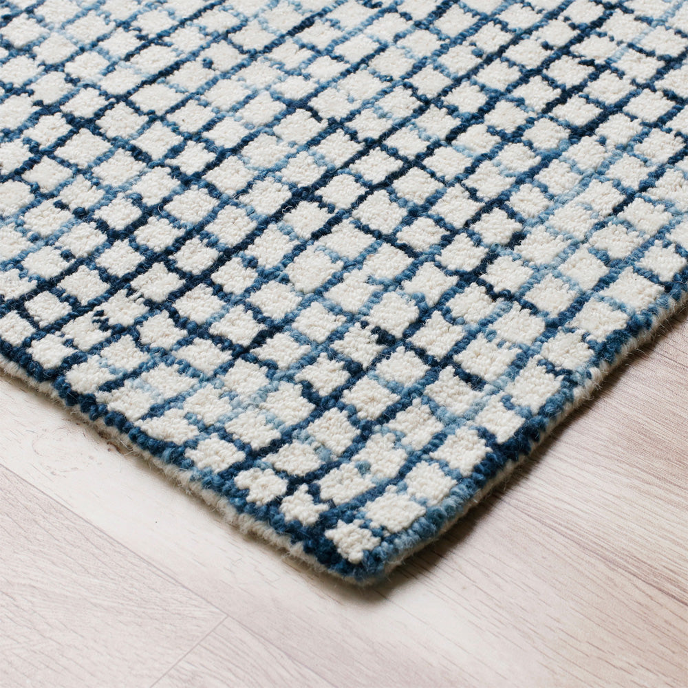 Rug Depot Home Criss Cross 81295 Navy Area Rugs-Stair Treads In Wool
