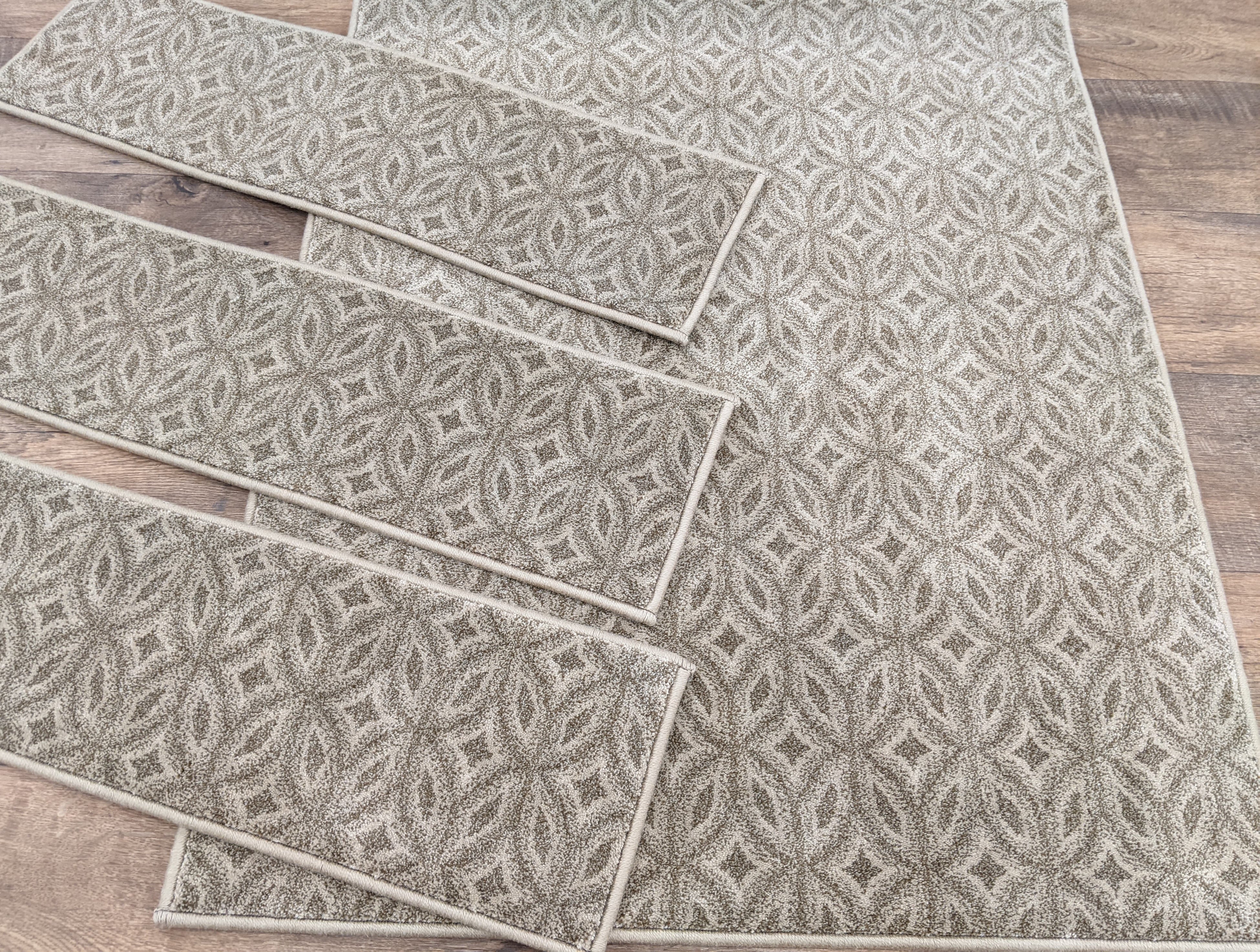 Rug Depot Home Enlightened Carpet zz274-275 Stair Treads-Stair Runners and Matching Area Rugs