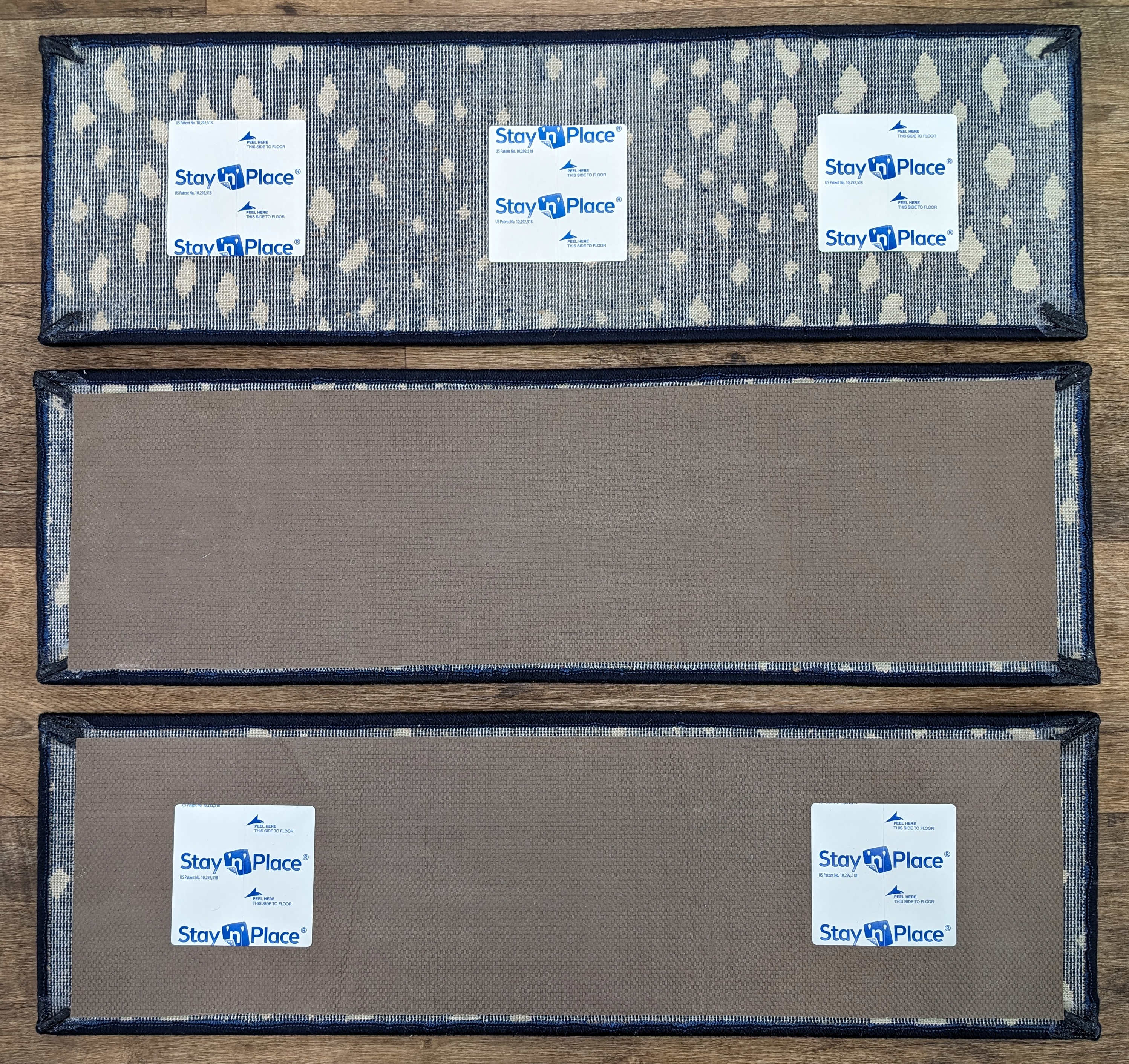 Grey Stair Treads and Matching RugsCustom Pies and Landings on Sale