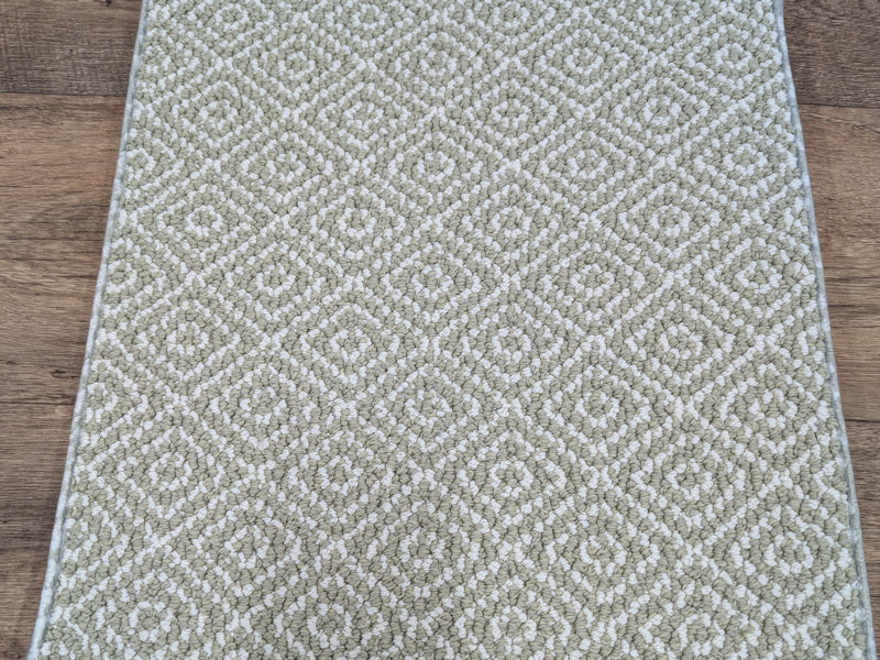 Rug Depot Home Stair Runners Stroll Trellis ZZ050-313 Spring Mist Stair Treads-Area Rugs and Stair Runners