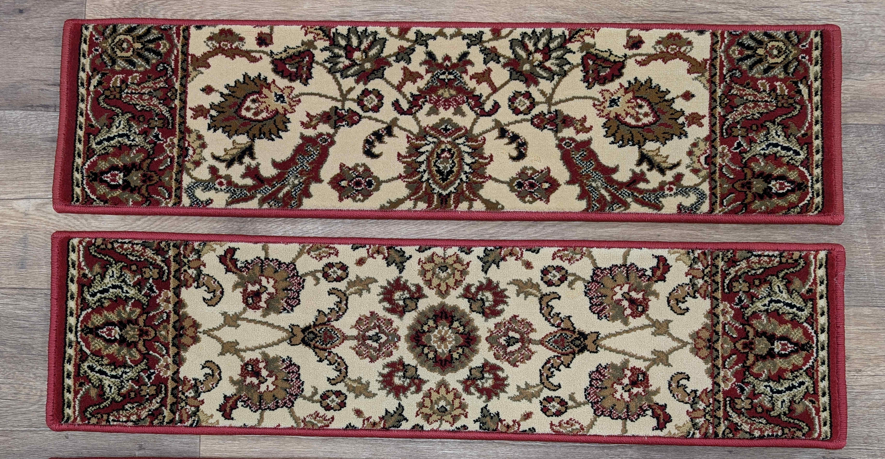 Rug Depot Home Stair Treads 33in x 9in Stair Tread-Sold Individually Kurdimir Ivory Stair Treads 33in x 9in Polypropylene