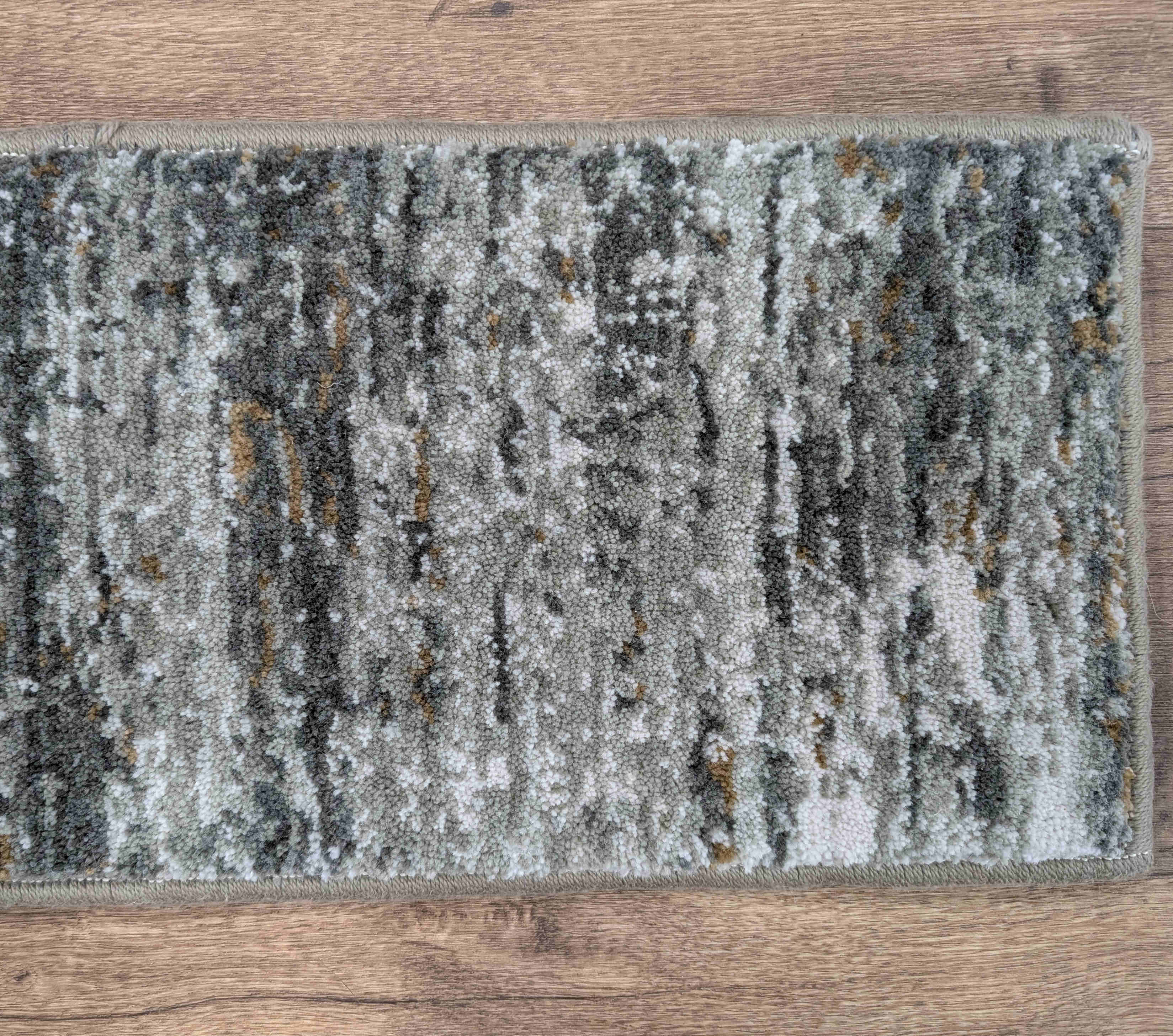 Rug Depot Home Stair Treads Anatolia Stair Treads ANT740 Grey 26in-30in-36in-41in with Matching Rugs