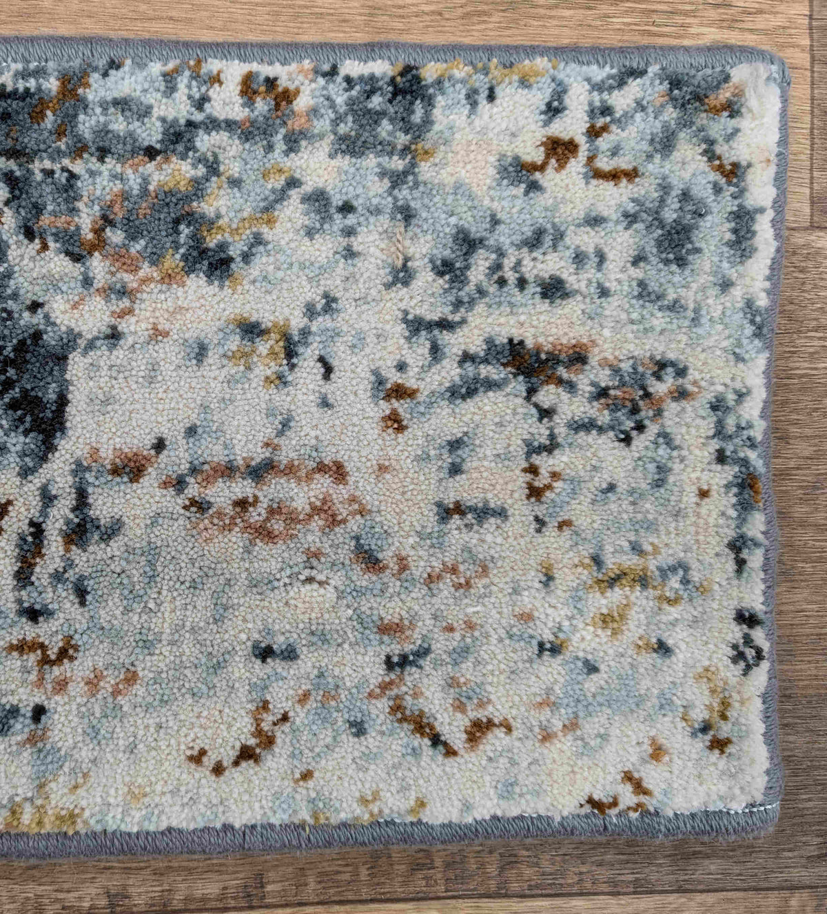 Kenji Roland Jasper Rug Jasper Stair Tread JAS740 Multi 26in-30in-36in-41in with Matching Rugs