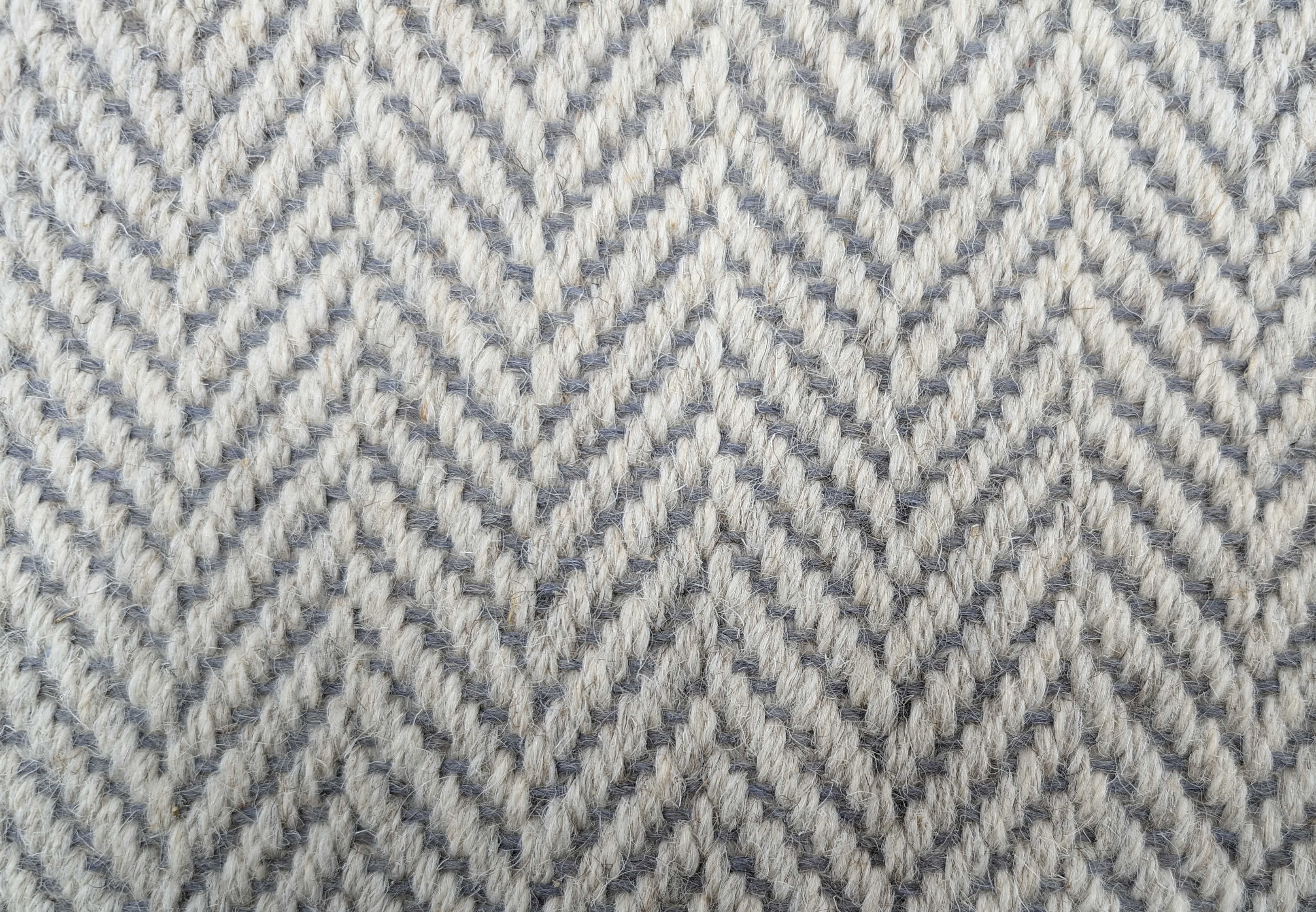 RugDepot Stair Runner Heatherly-S Cloud Wool Herringbone Stair Runner in 54 Unique Sizes