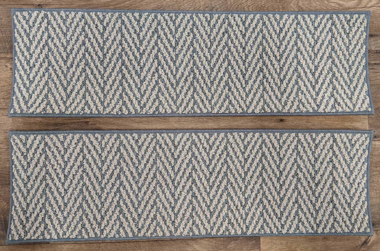 Only Natural Herringbone Stair Treads 30in x 9in Set of 14Pcs