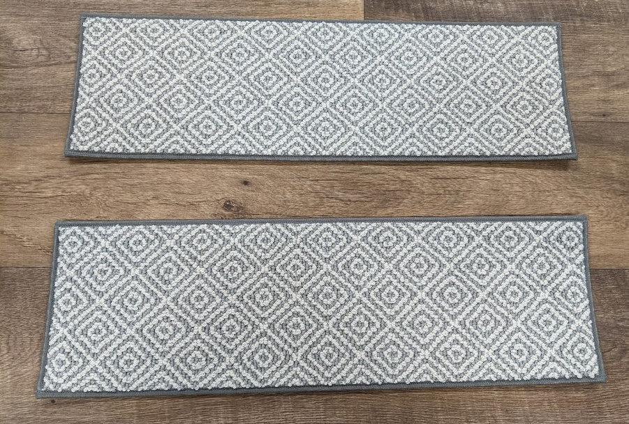 Anderson Tuftex Stair Treads Stroll Grey Stair Tread 26in x 9in-Sold Individually  13 Other Colors