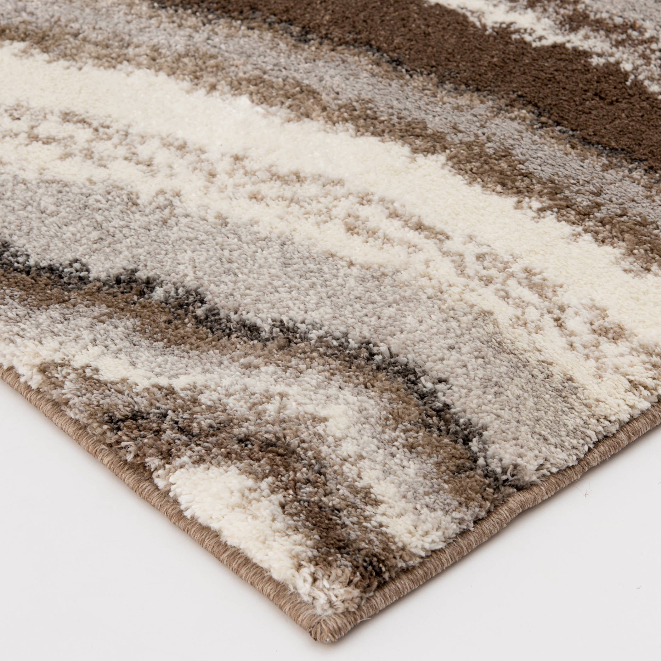 Central Oriental Area Rugs 5x5 RD Structure Area Rug 6255LT Arette Grey Brown 13 Sizes