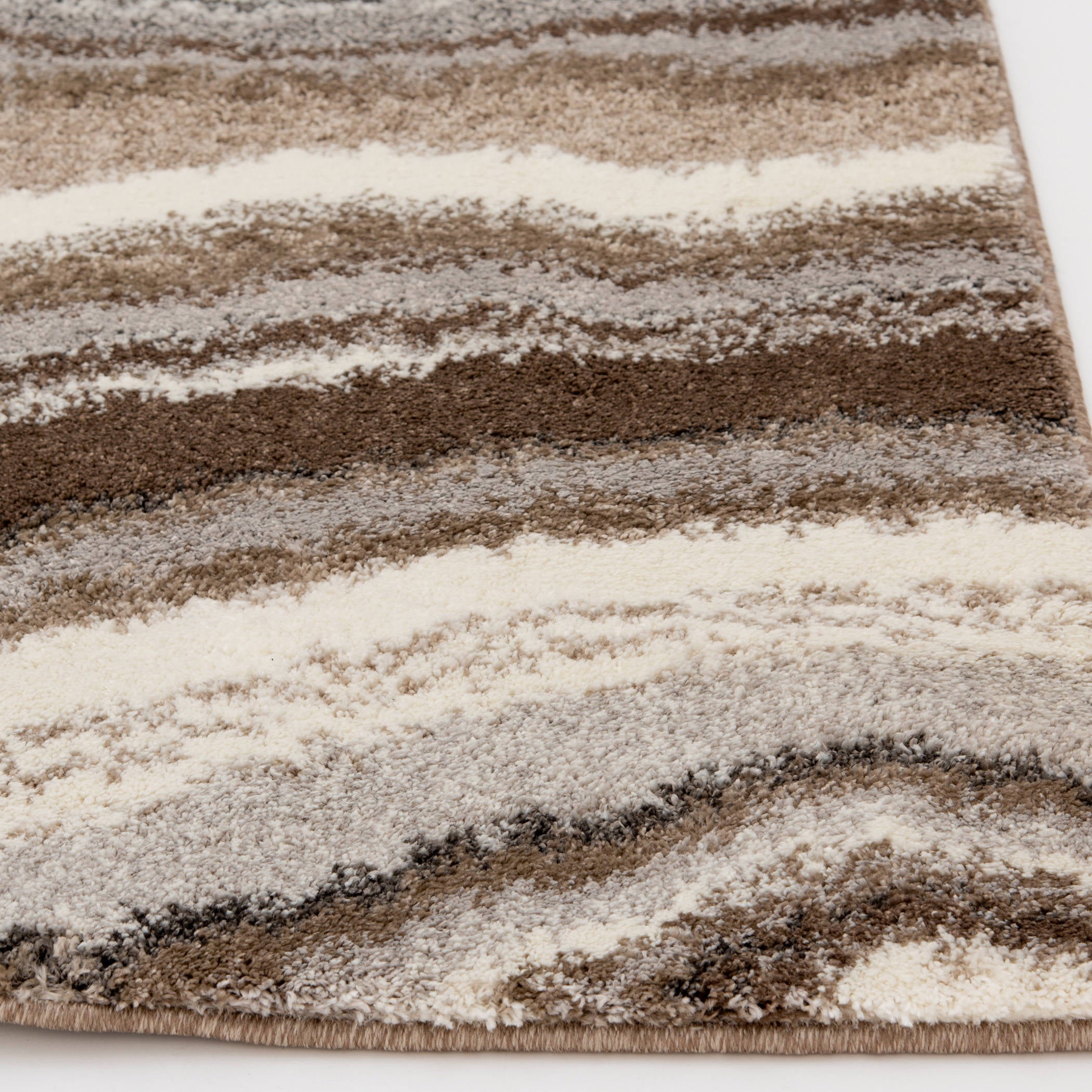 Central Oriental Area Rugs 5x7.6 Structure Area Rug 6255LT Arette Grey Brown 13 Sizes