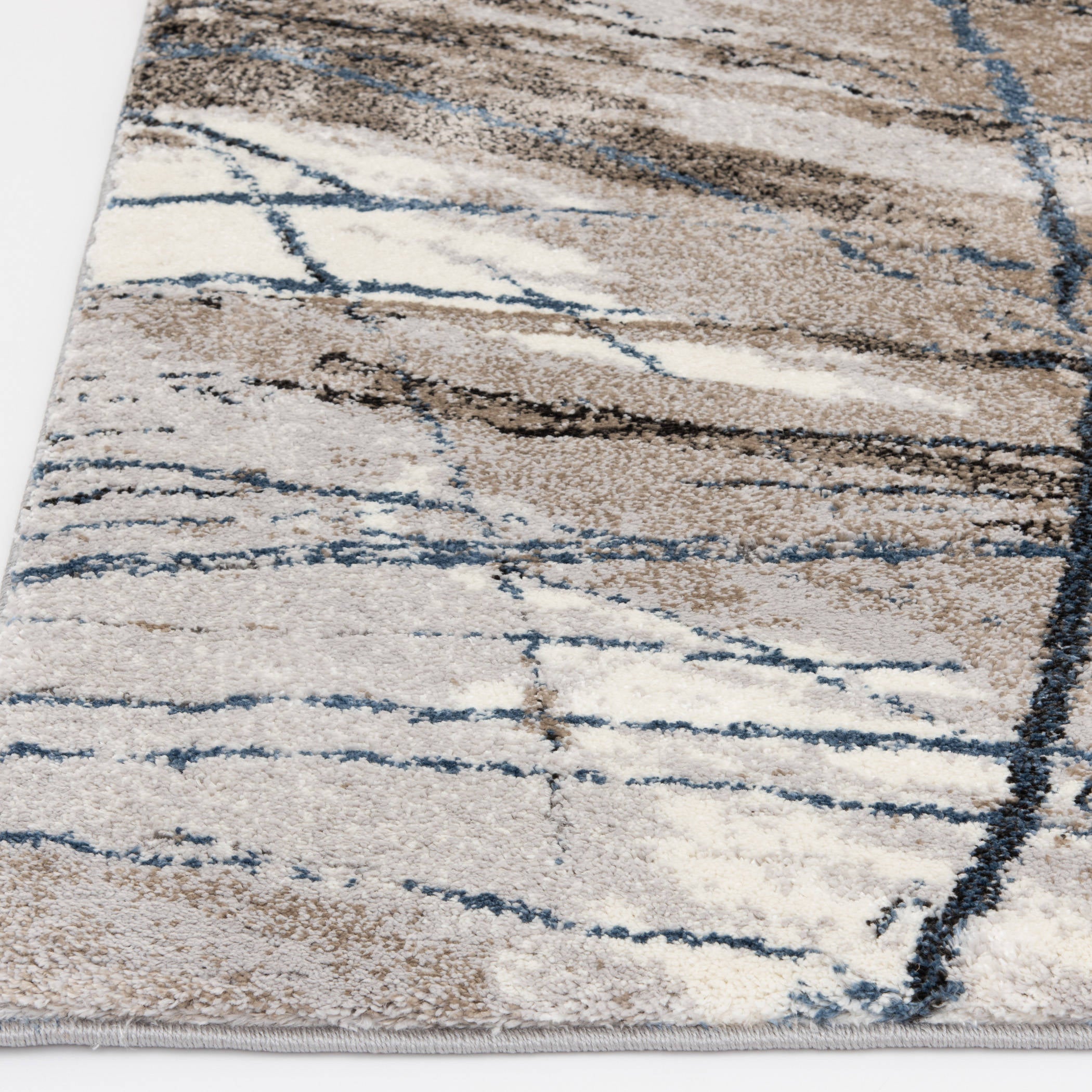 Central Oriental Area Rugs Structure Area Rug 6254DD Dalam Grey Brown 13 Sizes