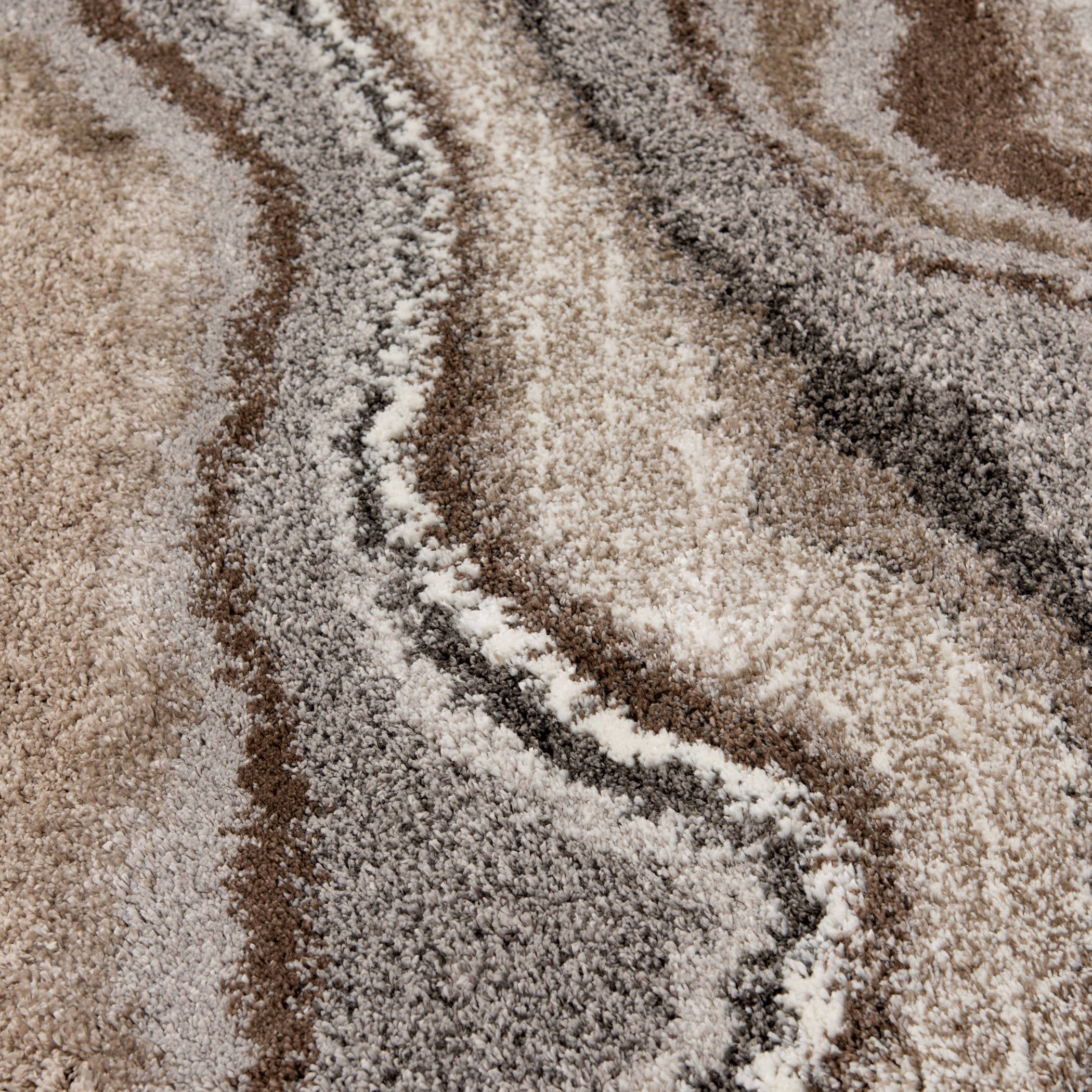 Central Oriental Area Rugs Structure Area Rug 6255LT Arette Grey Brown 13 Sizes