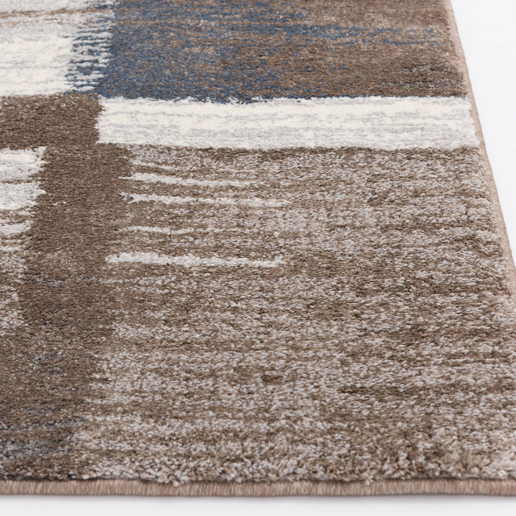 Central Oriental Area Rugs Structure Area Rug 6256 CPA Grey Brown 13 Sizes
