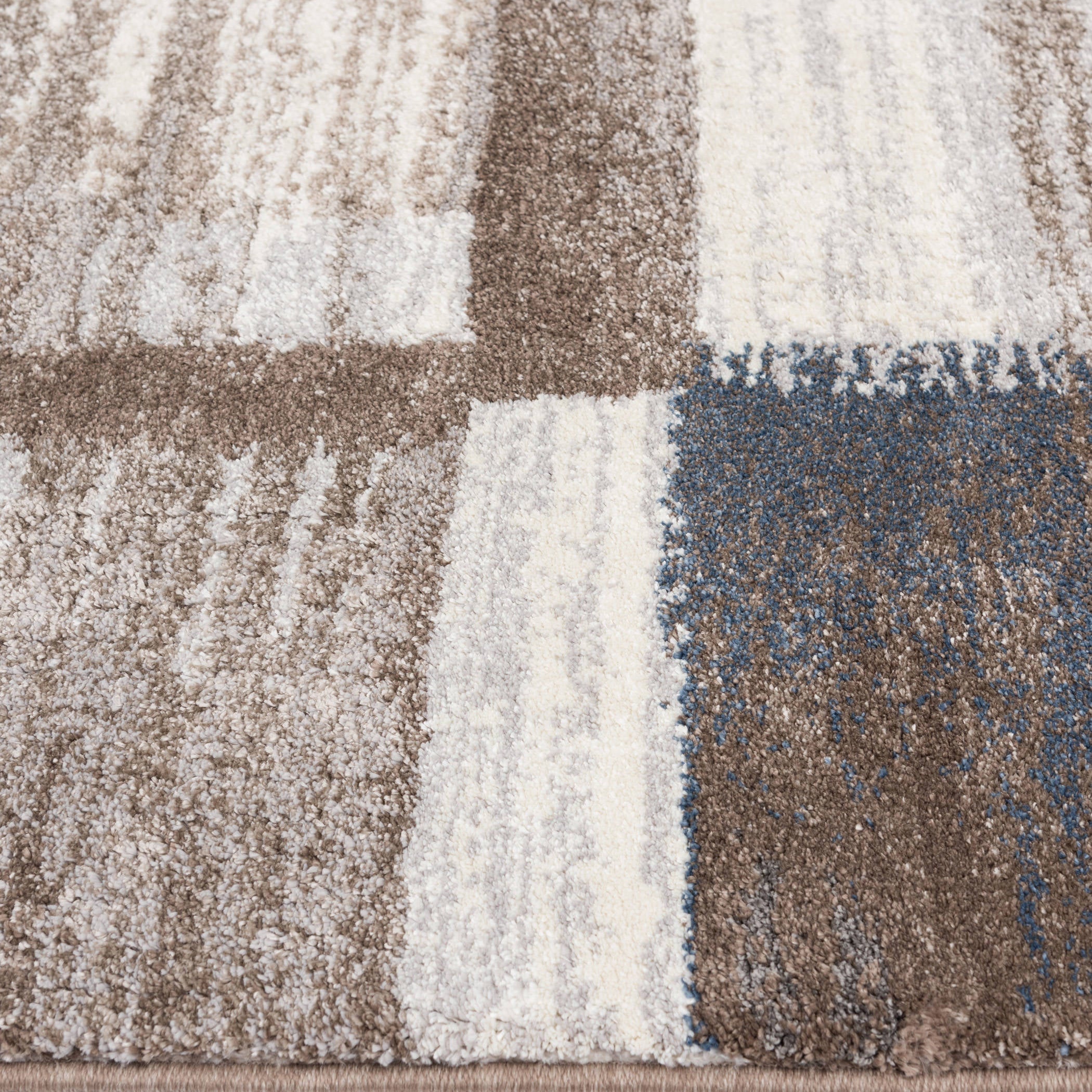 Central Oriental Area Rugs Structure Area Rug 6256 CPA Grey Brown 13 Sizes
