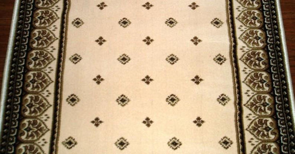 Central Oriental Stair Runner Dimensions Fleur Ivory Stair Runner 4338.14C- 26  Sold By the Foot