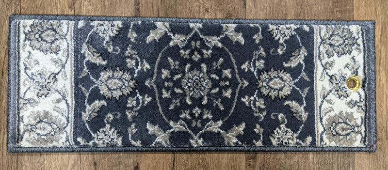 Central Oriental Stair Runner Radiance Blue Stair Runner 2846SH 26 and 33 In  Sold By the Foot