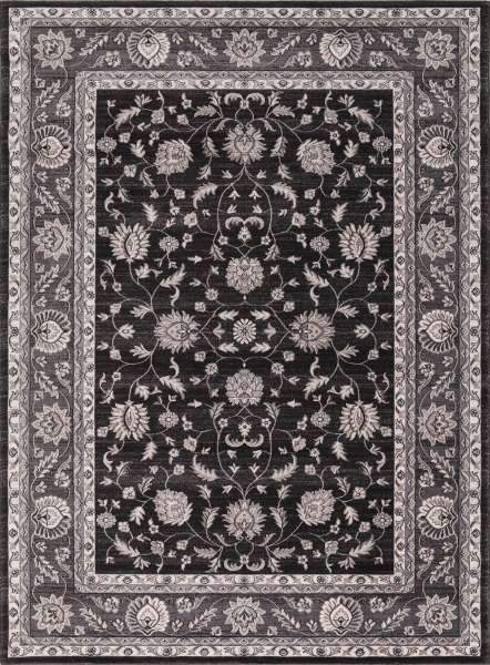 Concord Global Trading Area Rugs Kashan Anthracide Area Rugs 2823 By Concord Global in 6 Sizes