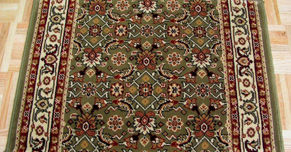 Concord Global Trading Area Rugs Persian Classics 2015 Green Stair Runner and Area Rugs  Poly Turkey