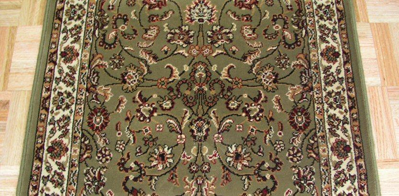 Concord Global Trading Area Rugs Persian Classics 2025 Green Stair Runner and Area Rugs  Poly Turkey