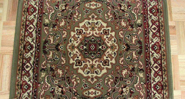 Concord Global Trading Area Rugs Persian Classics 2035 Green Stair Runner and Area Rugs  Poly Turkey