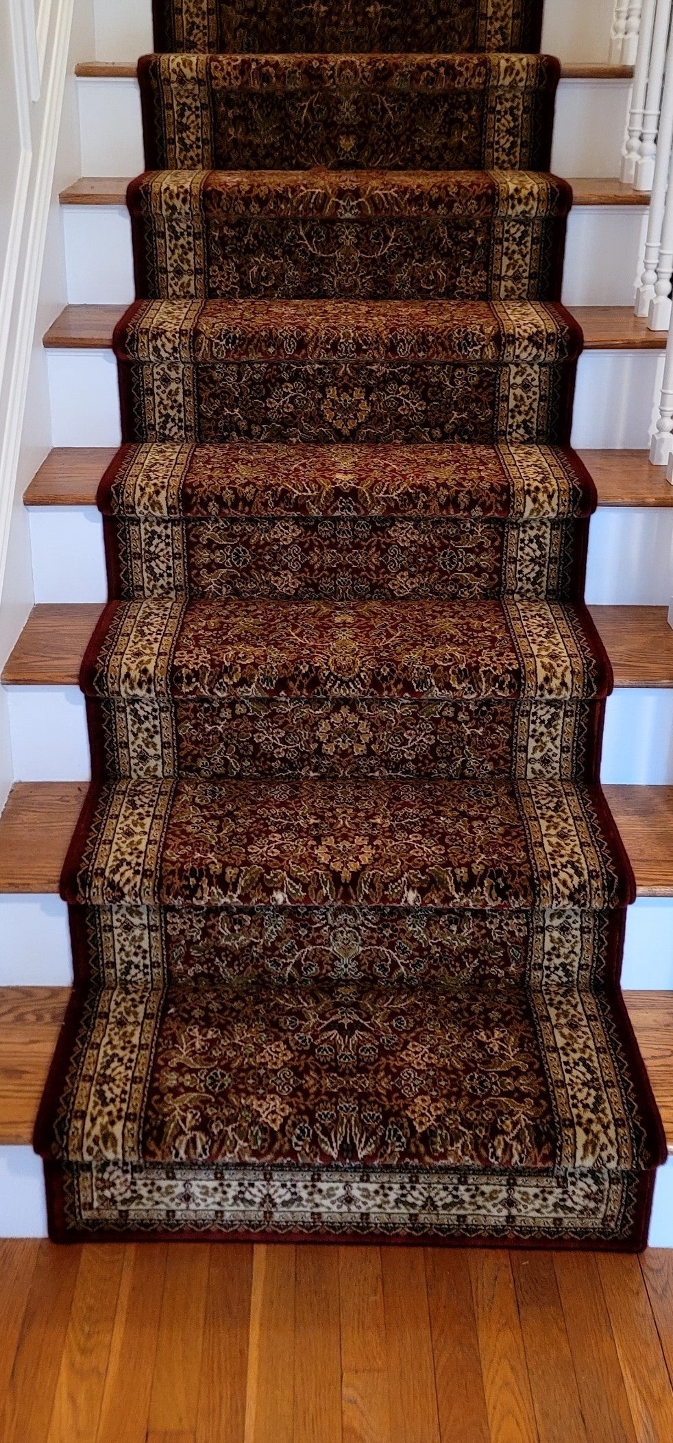 Persian Classics 2090 Red 31In Stair Runner and Area Rugs Poly Turkey