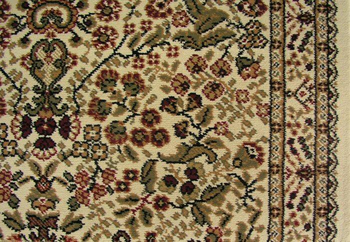 Concord Global Trading Area Rugs Persian Classics 2092 Ivory Stair Runner and Area Rugs  Poly Turkey