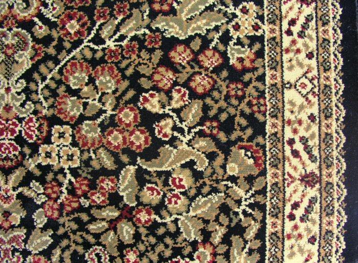 Concord Global Trading Area Rugs Persian Classics 2093 Black Stair Runner and Area Rugs  Poly Turkey