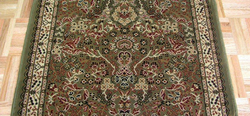 Concord Global Trading Area Rugs Persian Classics 2095 Green Stair Runner and Area Rugs  Poly Turkey