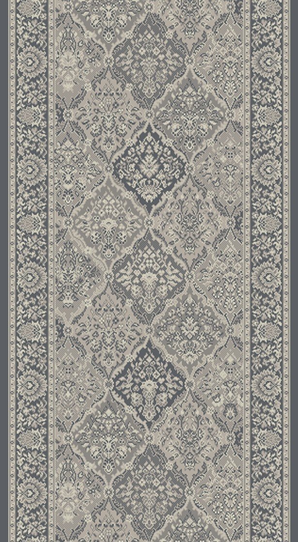 Provinicia Panel Grey Stair Runners 2786 By Rug Depot 8 Sizes Nashua