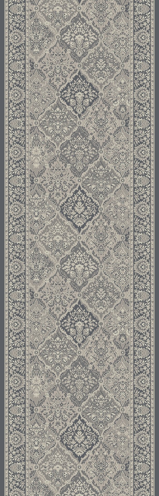 Provinicia Panel Grey Stair Runners 2786 By Rug Depot 8 Sizes Nashua