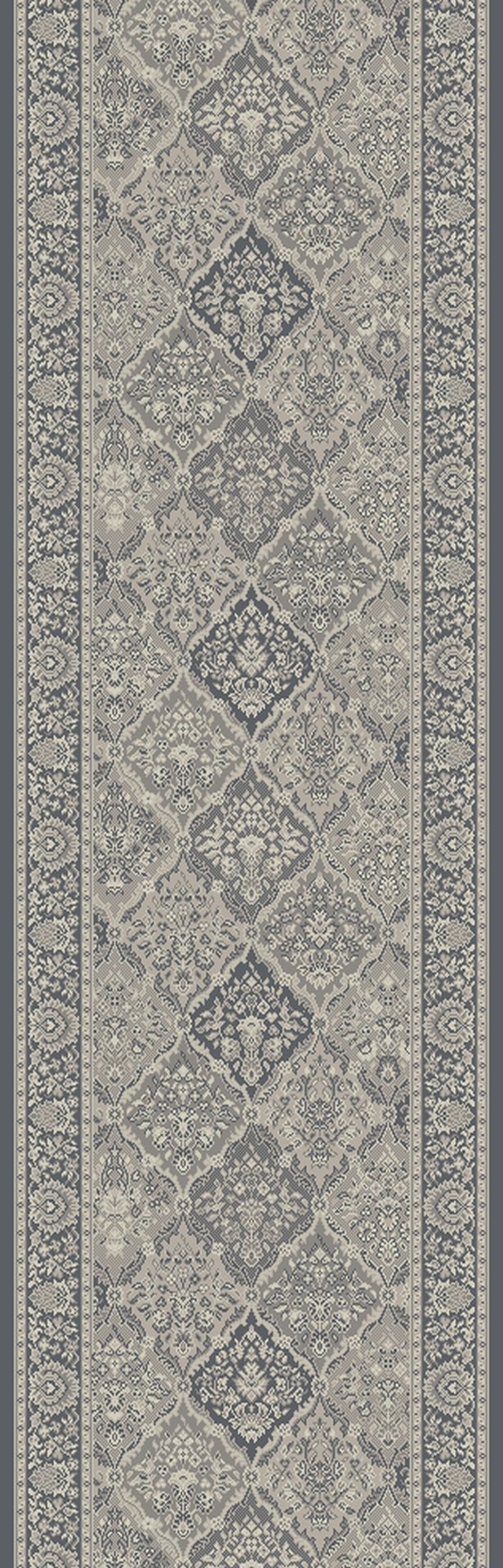 Provinicia Panel Grey Stair Runners 2786 By Rug Depot 8 Sizes Nashua