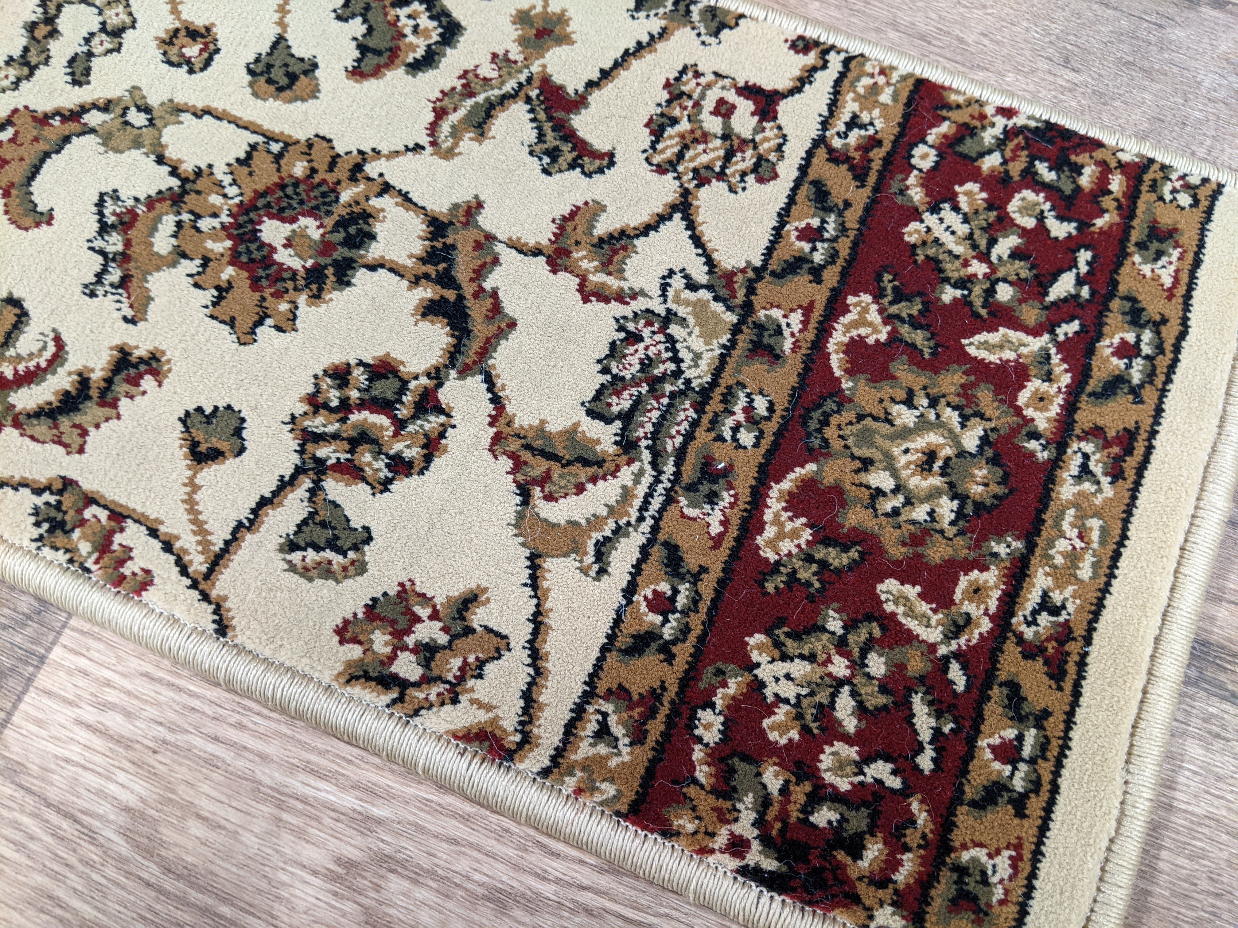  Stair Treads Ivory Stair Tread 2022 26in x 9in Persian Classic With Matching Rugs