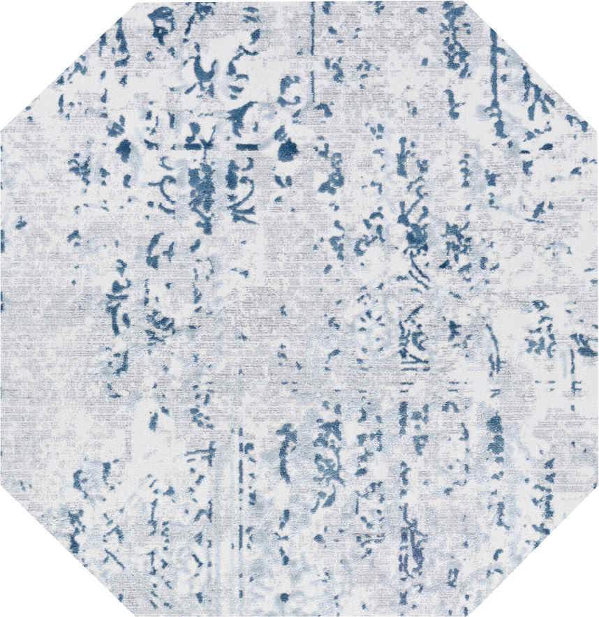 Couristan Area Rugs Calinda Kingsbury Steel Blue Area Rugs 5173-0758 Made In Turkey