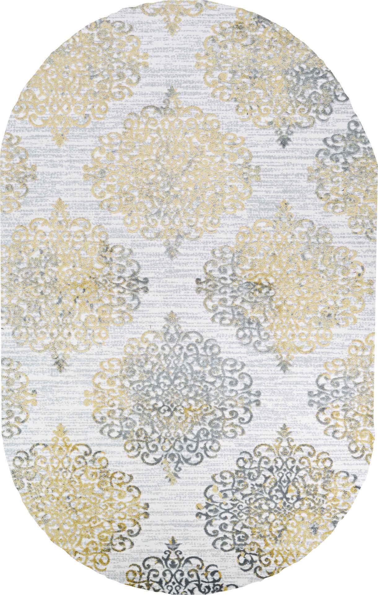 Couristan Area Rugs Calinda Montebello Gold-Silver Area Rugs 5176-0747 Made In Turkey