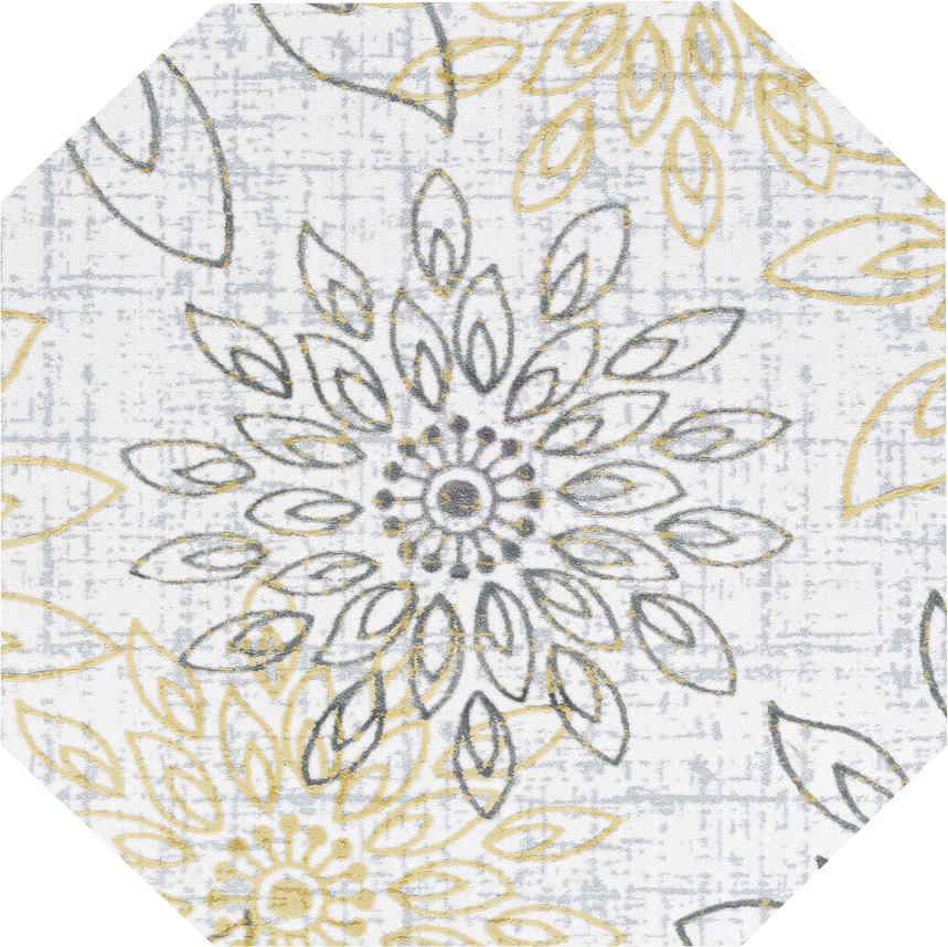 Couristan Area Rugs Calinda Summer Bliss Gold-Silver Area Rugs 5175-0747 Made In Turkey