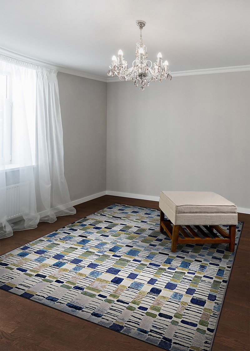 Easton Area Rugs 63426151 Blue in 43 Sizes and Unique Shape RugDepot