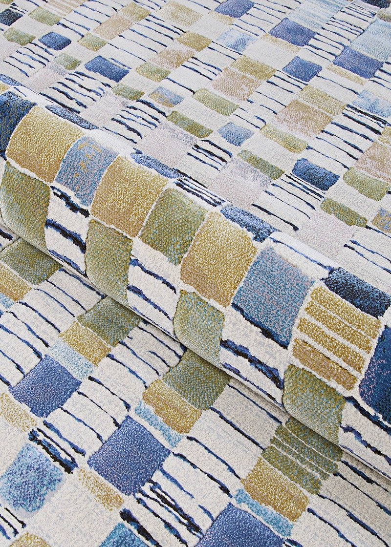 Easton Area Rugs 63426151 Blue in 43 Sizes and Unique Shape RugDepot