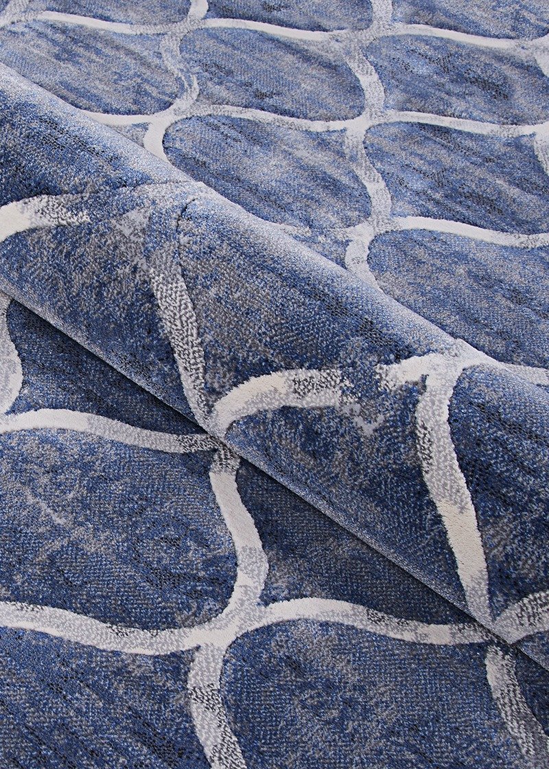 Easton Area Rugs 6345-5676 Blue in 43 Sizes and Unique Shape RugDepot