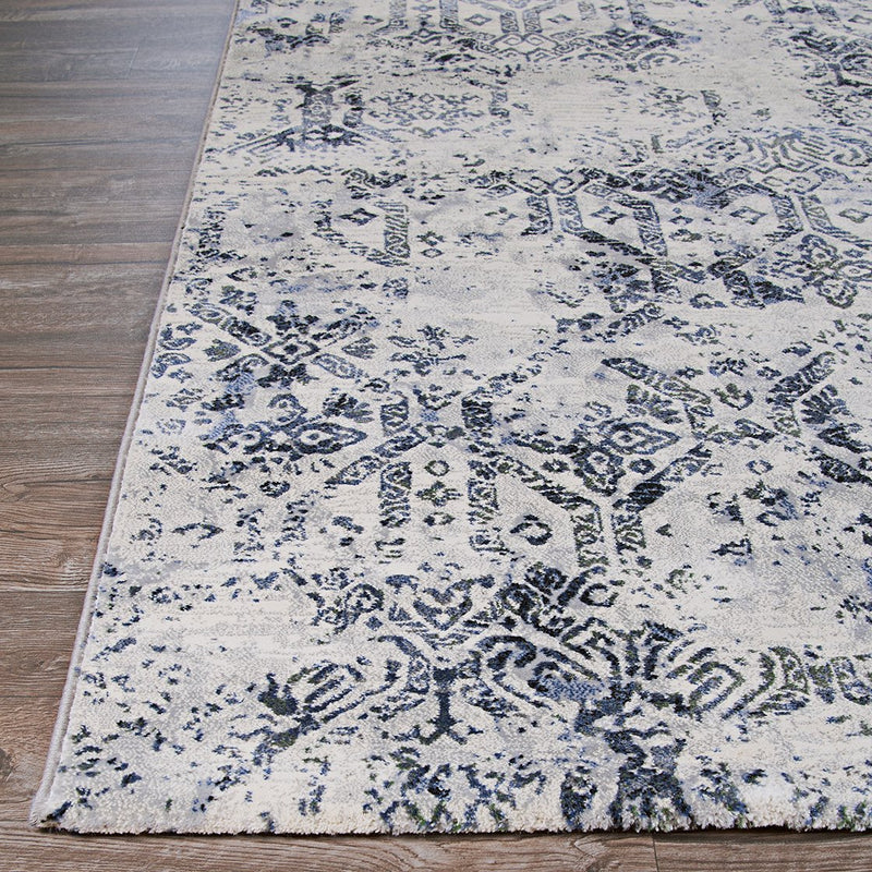 Couristan Area Rugs Easton Area Rugs 6437-7656 Blue in 43 Sizes and Unique Shapes