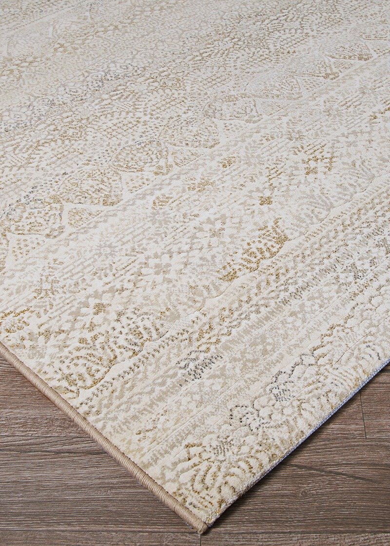 Couristan Area Rugs Easton Area Rugs 6822-6575 Ivory in 43 Sizes and Unique Shapes