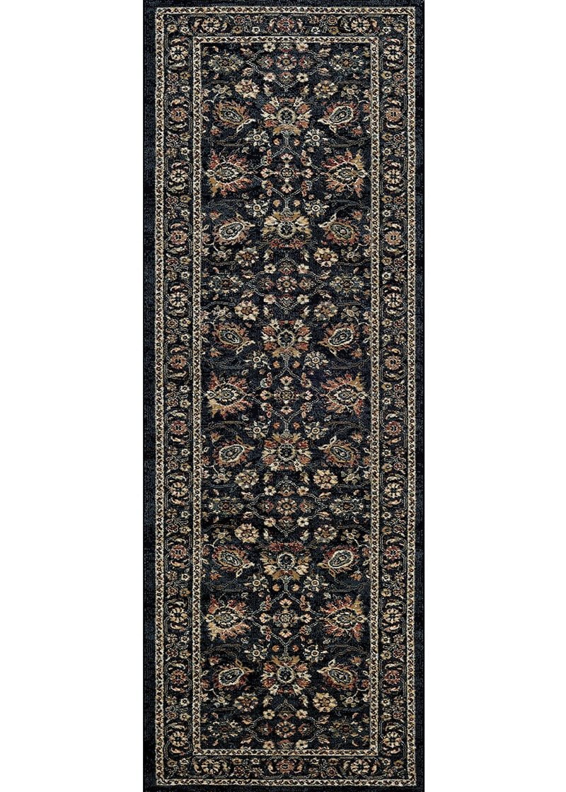 Couristan Area Rugs Monarch JE45-3434 Navy Area Rugs with Matching Stair Treads