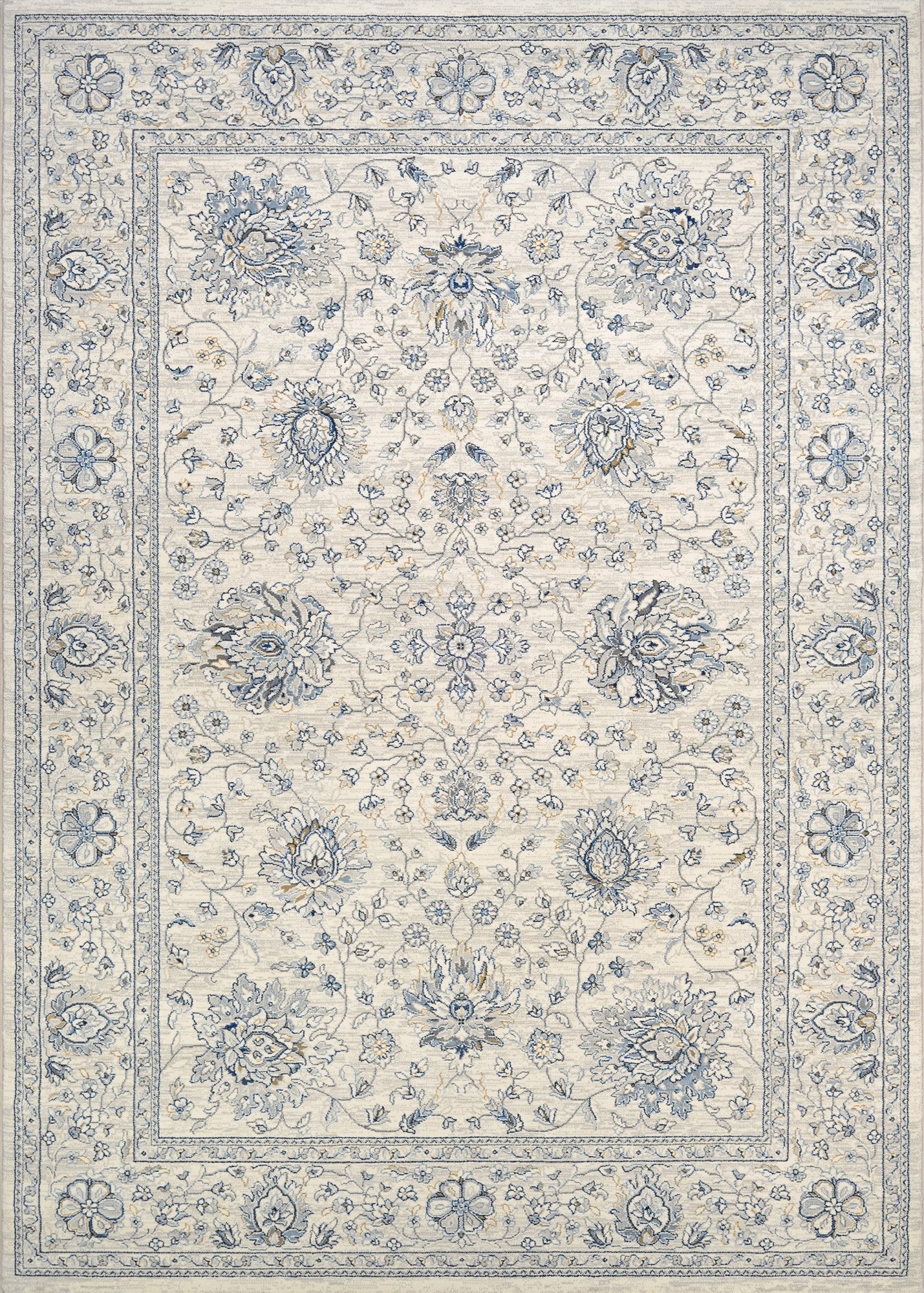 Sultan Treasures Area Rugs 7141-6666 Creme 7 Sizes 100% Poly Belgium