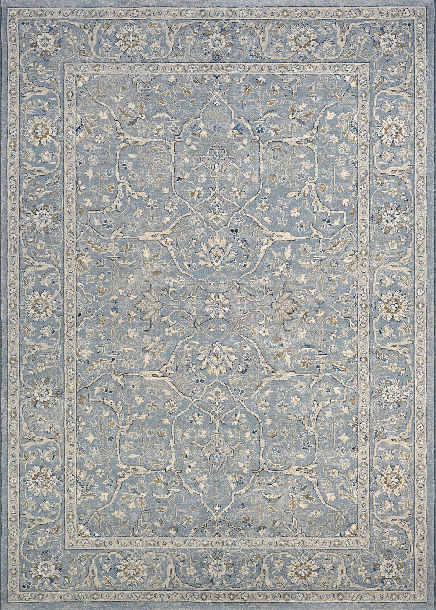 Sultan Treasures Area Rugs 7145-4646 Slate 7 Sizes 100% Poly Belgium