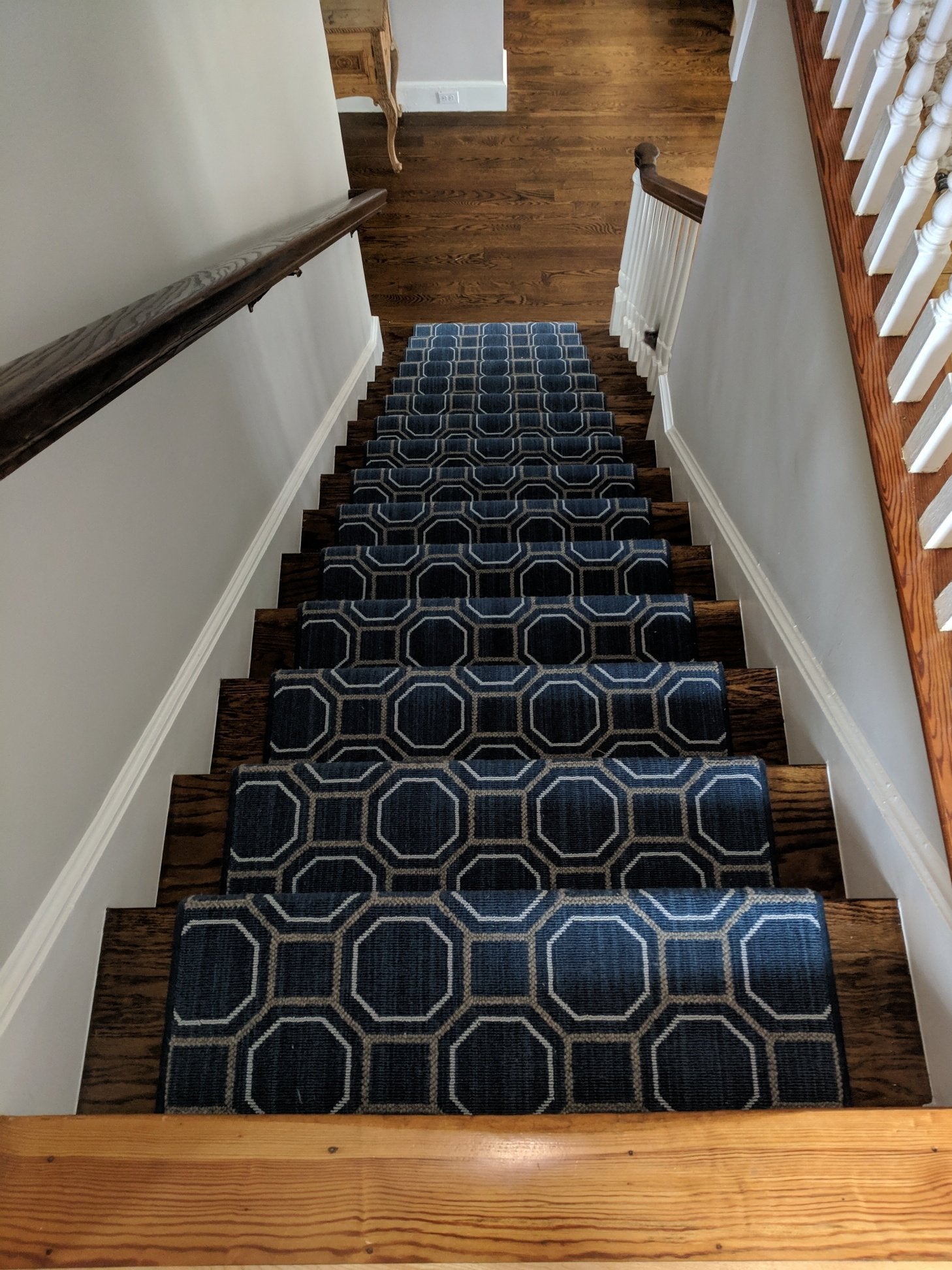 Couristan Carpet Couristan Peyton 8227-0005 Indigo 13.2 Wide Custom Carpet Install