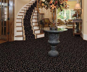 La Scala Black Stair Runner CBB2-0006A Custom Cut For Stairs