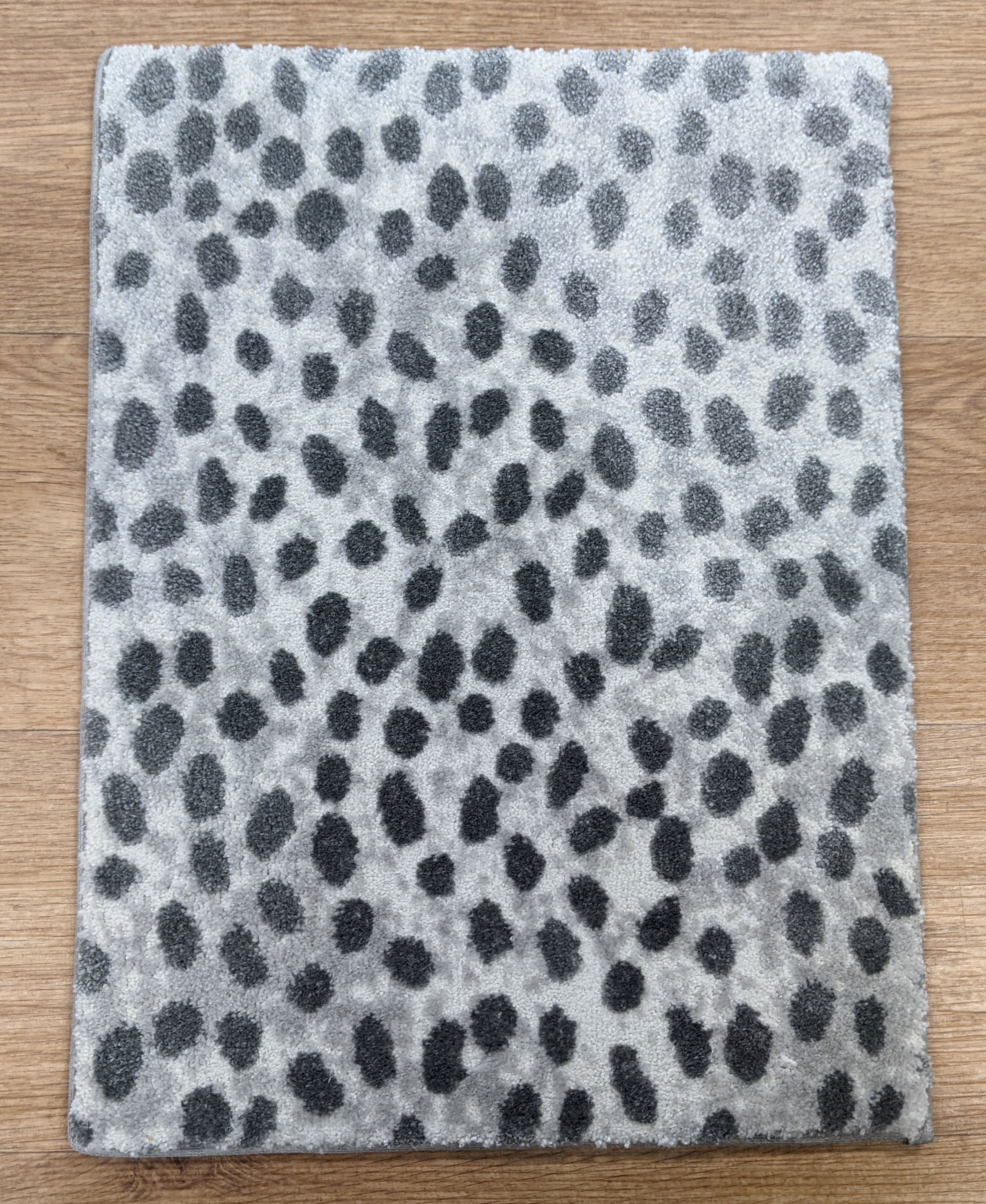 Couristan Custom Stair Runner Mount Kenya Grey Animal Print Stair Runner and Area Rugs CBMK-0002