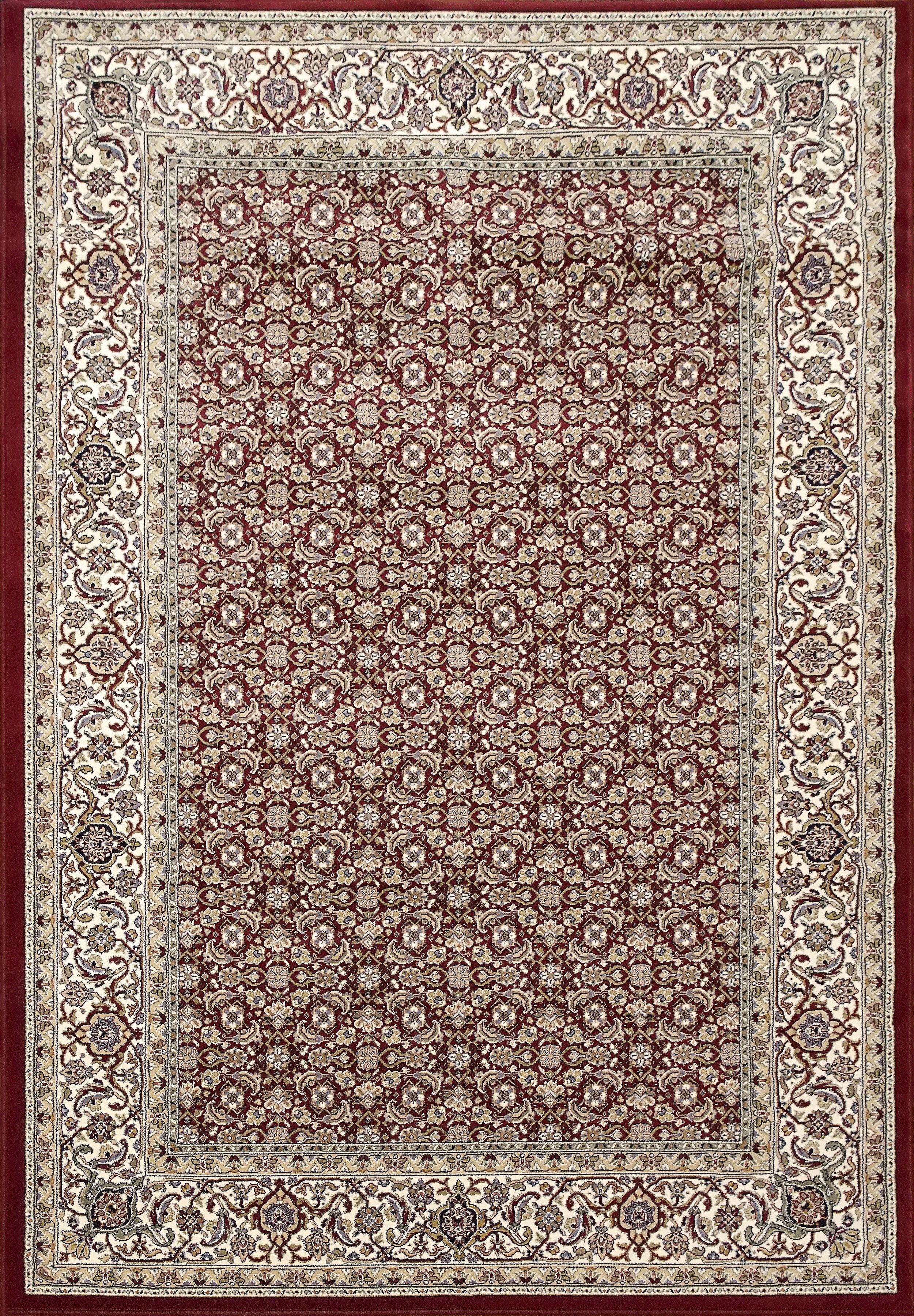 Dynamic Area Rugs Ancient Garden Area Rugs 57011-1414  Red 100% Poly Belgium 13 Sizes