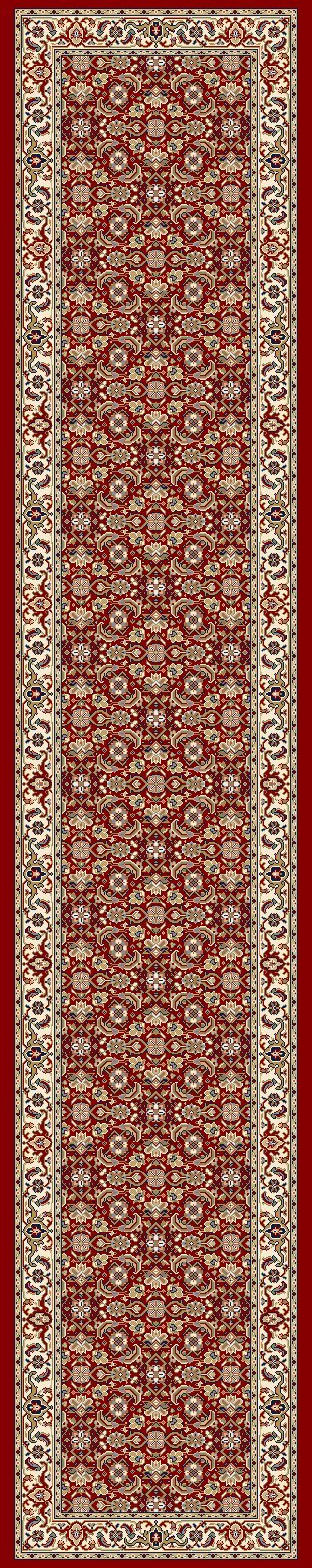 Dynamic Area Rugs Ancient Garden Area Rugs 57011-1414  Red 100% Poly Belgium 13 Sizes