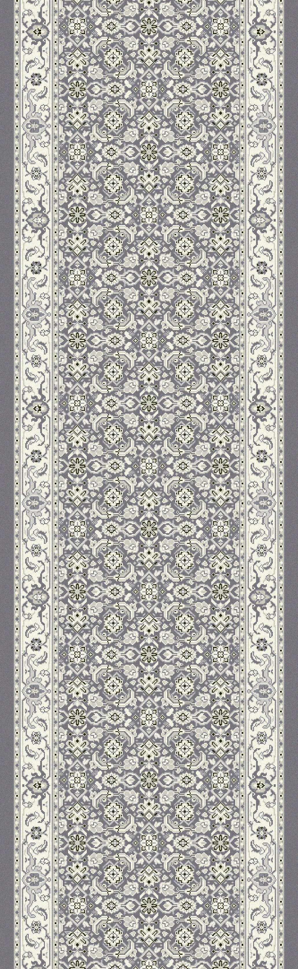 Dynamic Area Rugs Ancient Garden Area Rugs 57011-5666 Grey 100% Poly Belgium 13 Sizes